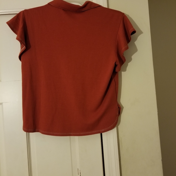 Burnt orange blouse - Picture 3 of 3